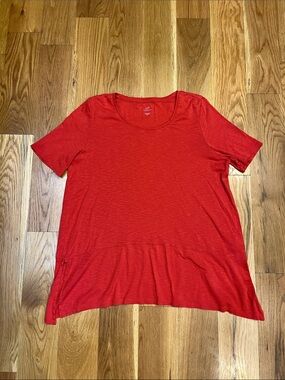 J.Jill 100% Cotton Split Hem Tunic, Size XL